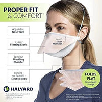 Fluidshield 3 N95 Surgical Mask Halyard 46727 Regular Size 35 Pack Made in USA