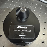 Nikon Phase Contrast 1.25 Microscope Condenser Optiphot Lab (INV01 BINA001C)