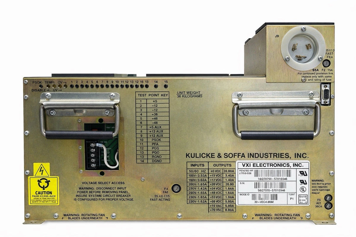 Kulicke & Soffa VXI Electronics Power Supply Module N08020-1010-000-06