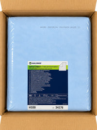 Halyard Quick Check H100 Sterilization Wrap 30x30” 34176 Case of 144 Blue Wrap