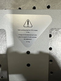 Universal CPU Holder Mount Bracket w/ Hardware Medical Cart Workstation