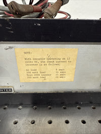 Topaz Static Inverter 250 GWD 12-24-60 Pn: N8127 4-N