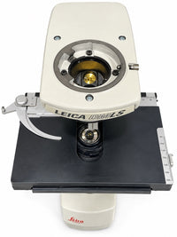 Leica DMLS II Microscope Stand Stage Condenser Used
