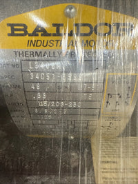 L3406M BALDOR .33HP, 1725RPM, 1Ph 60hz