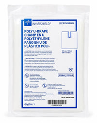 Medline InvisiShield Poly U-Drape 48” x 52” Sterile Drape DYNJSD1015 Box of 10