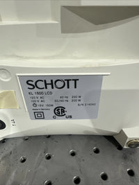 Leica Schott KL 1500 LCD Fiber Optic Light Source - Parts