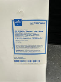 Medline disposable vaginal speculums (REF DYND70401M) Medium 25ct