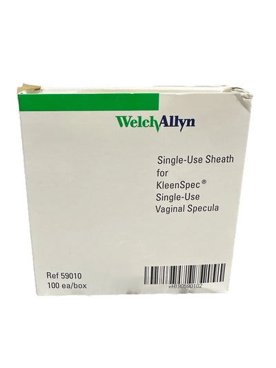 Welch Allyn 59010 KleenSpec Sheath Specula Disposable 100/Box NEW
