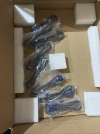 ACNODES KD8178 KD 8178 Rack console with 17" LCD, keyboard and 8 port KVM switch