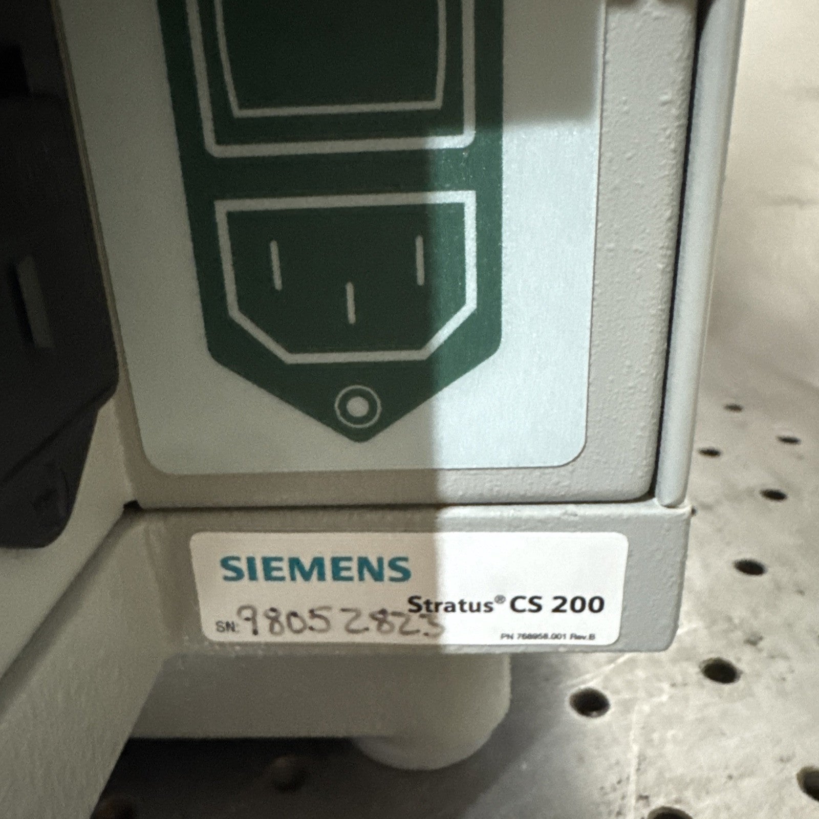 Siemens Stratus CS 200 Stat Fluorometric Analyzer Acute Care Diagnostic System
