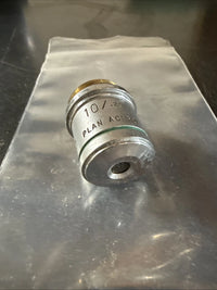 10X AO Plan Achro Objective CAT 1019 Microscope American Optical 10/.25