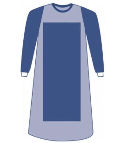 Medline SIRUS Gown DYNJP2227S, L , X-Long Poly-Reinforced Breathable Film 20ct