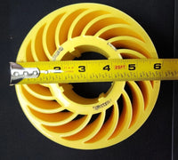 Generic 141K136H02 Pinch Wheel 2.3x6” Rubber Flexing Yellow 70A