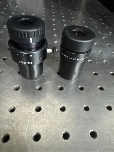 Wild Heerbrugg Leica 10x/21 Eyepiece Set of 2