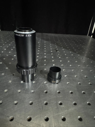 Leica microscope photo tube / adapter 0.63x 10446261 Optem 29-90–56