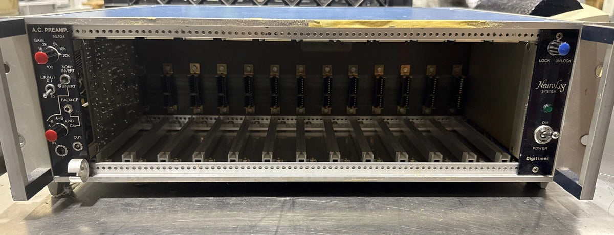 Digitimer NeuroLog Module NL104A – AC Preamplifier W/case