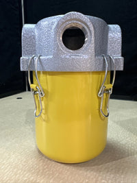New Plastic ELMO ZFP 145 (06) Vacuum Pump Tight Dust Seperator 1" Inlet Outlet