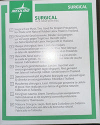 Medline Face Mask with Ties, REF NON27376, Qty 300 per case