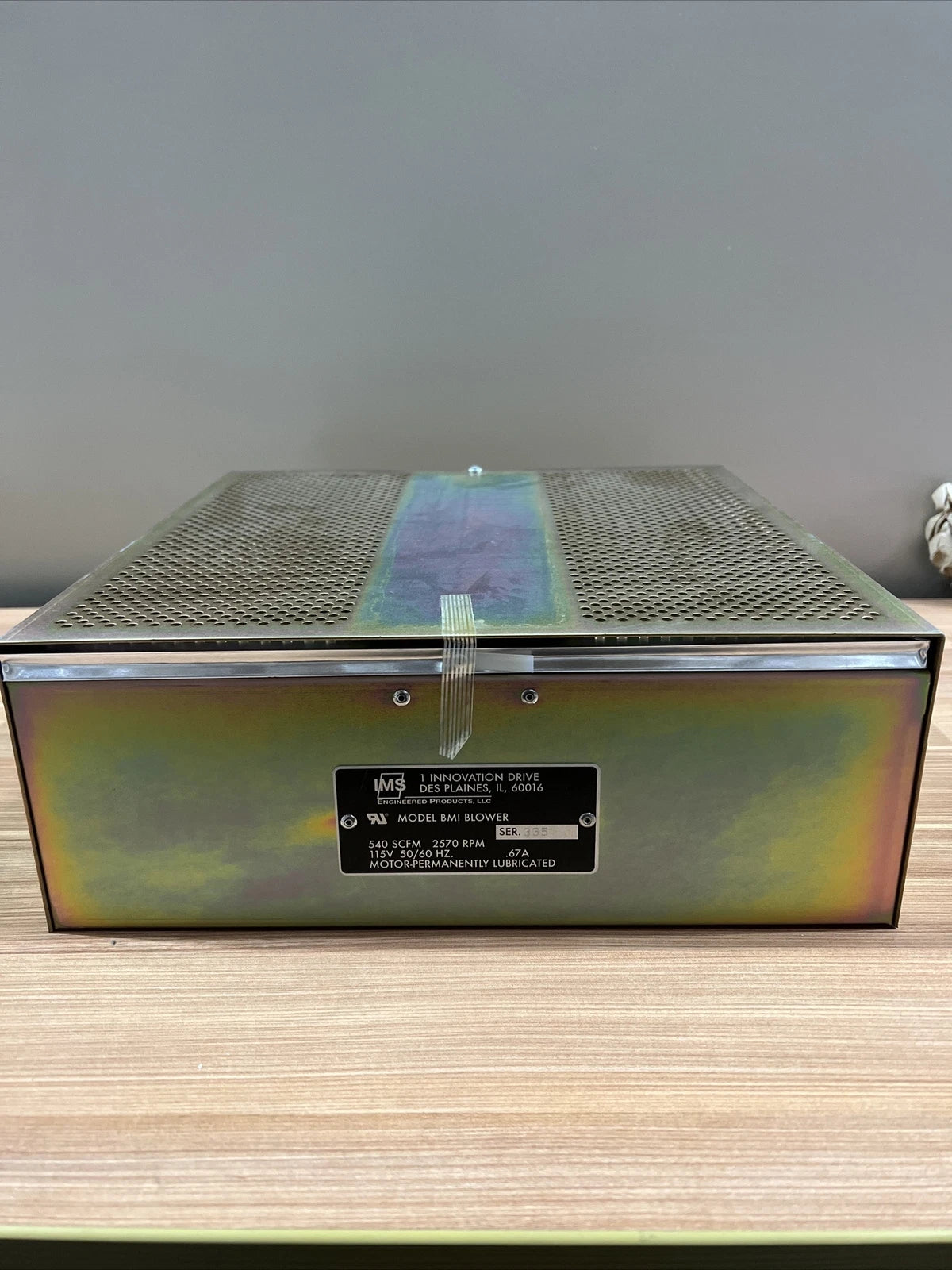 NEW IMS ENGINEERED PRODUCTS MODEL BMI BLOWER 540SCFM 2570RPM 115V 50/60Hz .67A