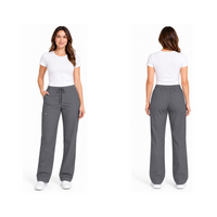 WonderWink W123 5255 Women's Drawstring Cargo Scrub Pants 2XS-5X 3 Colors