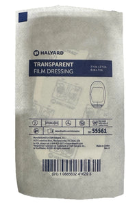 Halyard Transparent Film Dressing 6x7cm 2⅜ x 2¾ in REF 55561 Box of 100