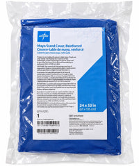 Medline DYNJP2500 Reinforced Mayo Stand Cover 24x53 Blue 30/Case