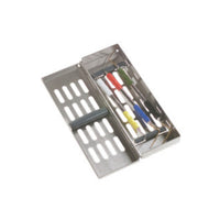 Stainless Steel Perforated Instrument Basket Tray 21 x 11 x 3.5w Handles