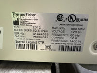 Thermo Sorvall Legend XTR Refrigerated Centrifuge W/ 4700 Rpm 75003607 Rotor