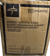 Medline Aurora Surgical Gown (REF: DYNJP2702) X-Large, Non-Reinforced (Qty 30)