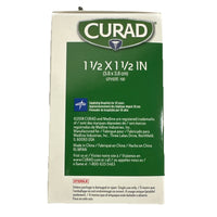 Curad Plastic Bandage Square Patch 1.5in x 1.5in 100 Count Lot of 3 Boxes