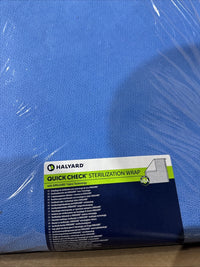 Case of 48 Halyard Health H600 54x 54" Quick Check Sterilization Wraps