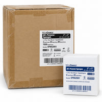 MediChoice SPNG2001 All-Purpose Sponges 2x2 4-Ply Sterile 2/Pack 1500/Case