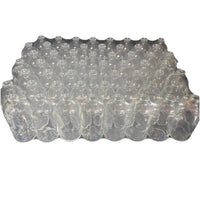 100ml Molded Clear Glass Serum Vials 20mm Crimp Top (56 round bottles)