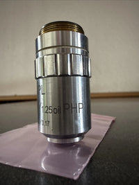 Fisher Scientific Microscope Objective Lens PL 100/1.25 Oil 160/0.17
