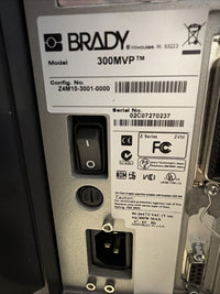 Brady 300 MVP Plus Z4M10-3001-0900 Industrial Thermal Label Printer