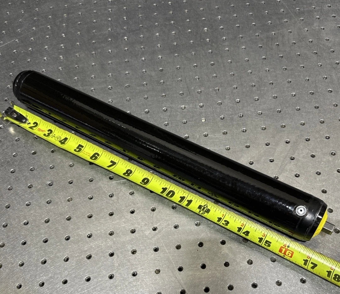 Interroll Conveyor Roller 17” OAL Hex Shaft Black Industrial
