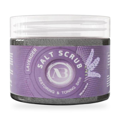 Amira Beauty Lavender Dead Sea Salt Scrub Purifying Cleansing Exfoliator 11.83oz