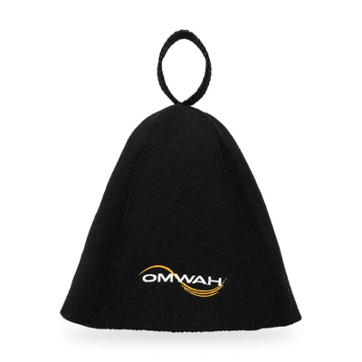OMWAH Sauna Hat 100% Wool Felt Sauna Hat for Steam, Bathhouse - Banya