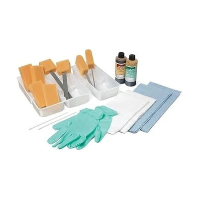 1 Complete Medline Premium Wet Skin Prep Tray & gloves DYND70670