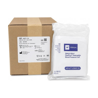 Welch Allyn FlexiPort Disposable BP Cuff Adult 11 Long REF 901044 Case 20
