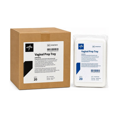 Medline Vaginal Prep Tray Sterile Kit DYND70670 Case of 20 Exp 09/2026