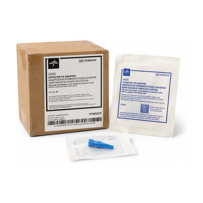 Medline DYND2219 Sterile Catheter Tip Adapter for Luer Tip Syringe Box of 100