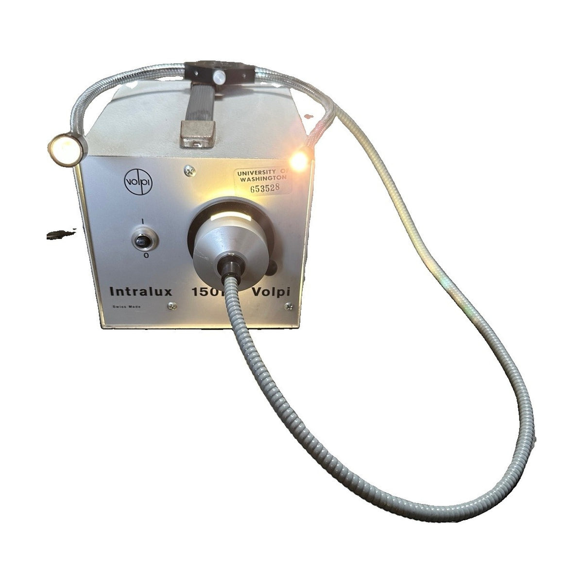 Volpi Intralux 150H Halogen Fiber Optic Light Source w/ Dual Gooseneck Guide