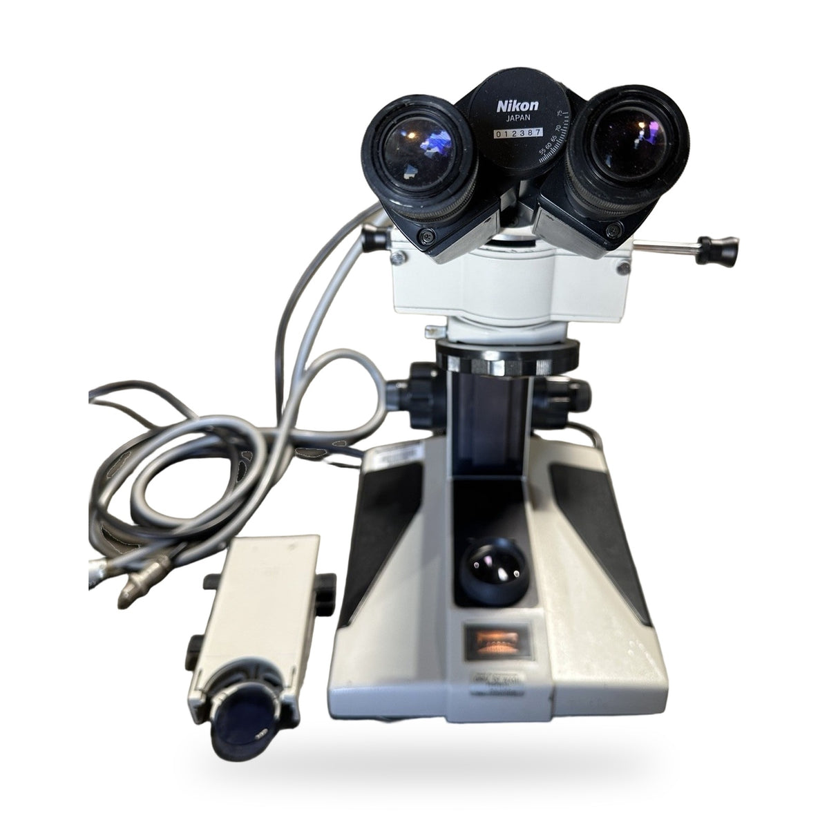 Nikon Optiphot Polarizing Microscope CFW 10X Eyepieces HBO 100 No Objectives