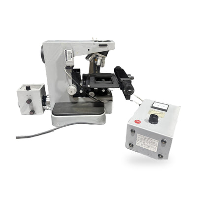Leitz Orthoplan Microscope Stand Heidenhain MT 1271 Stage Objectives - No Head