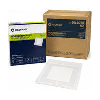 Halyard 50196 Bordered Gauze Island Dressing 6” x 6” Sterile 100/Case