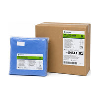 Halyard 54311 Tri-Layer AAMI 3 Isolation Gown XL Blue 100/Case