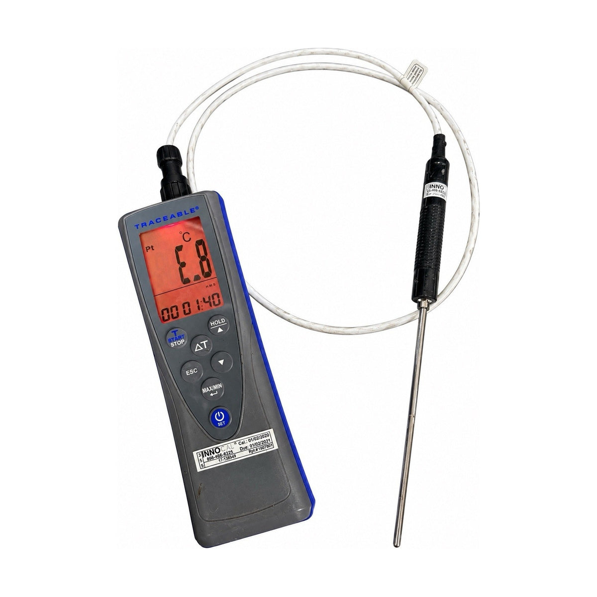 Traceable 4132 Digital Thermometer Probe 1607801 Cole-Parmer