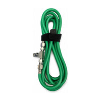 Green Hose Assembly Approx 9.5 ft 200 PSI w/ Tee Fittings