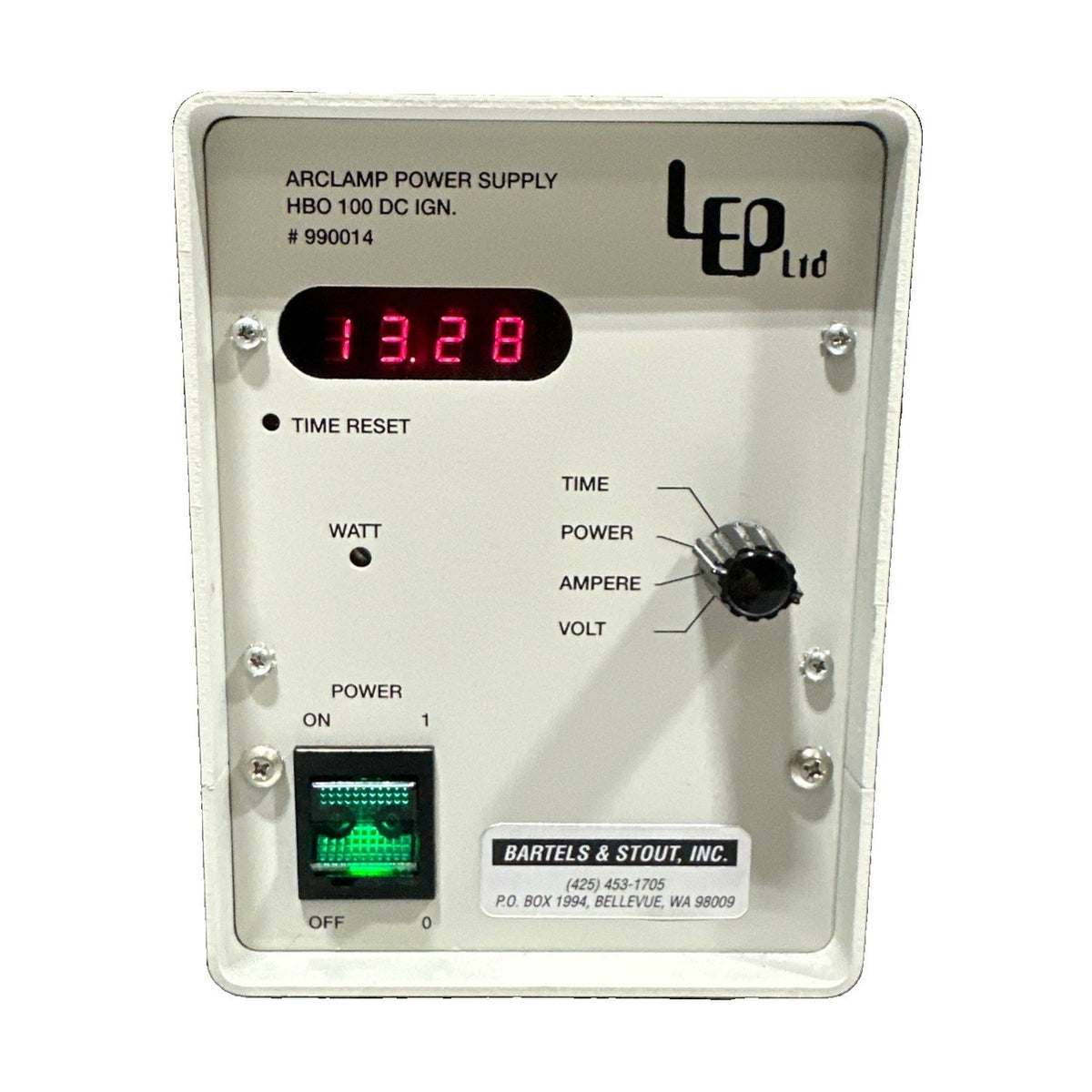 Ludl LEP HBO 100 DC IGN Arc Lamp Power Supply 990014 Microscope